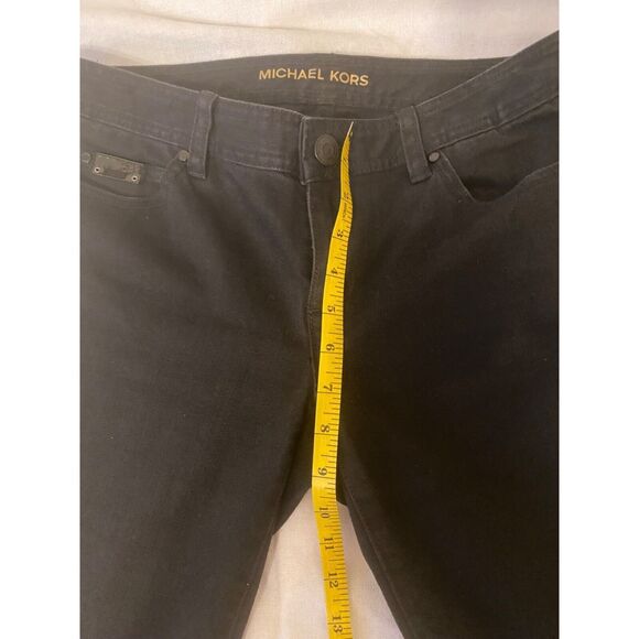Michael Kors Black Studded Skinny Ankle Women Jeans Size 4 Great Condition - Picture 8 of 14